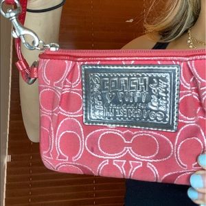 Vintage Coach wristlet
